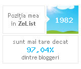 Blogul LIVING IN RO COLORS este in cartile Ze List